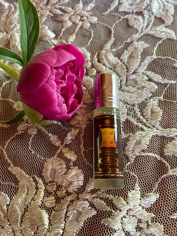 2000s Concentrated Oud & Rose Roller Perfume Oil New in Box