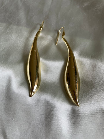 2000s gold plated contemporary Earrings