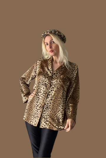 Victoria’s Secret Animal Print Lounge Lingerie Pajama Top M