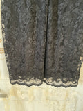 Black Lace Cocktail Party Dress