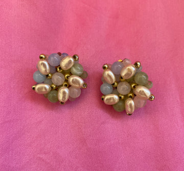 50s clip earrings