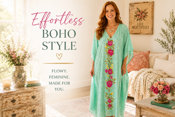How to Build a Boho Resort Wardrobe Around a Caftan