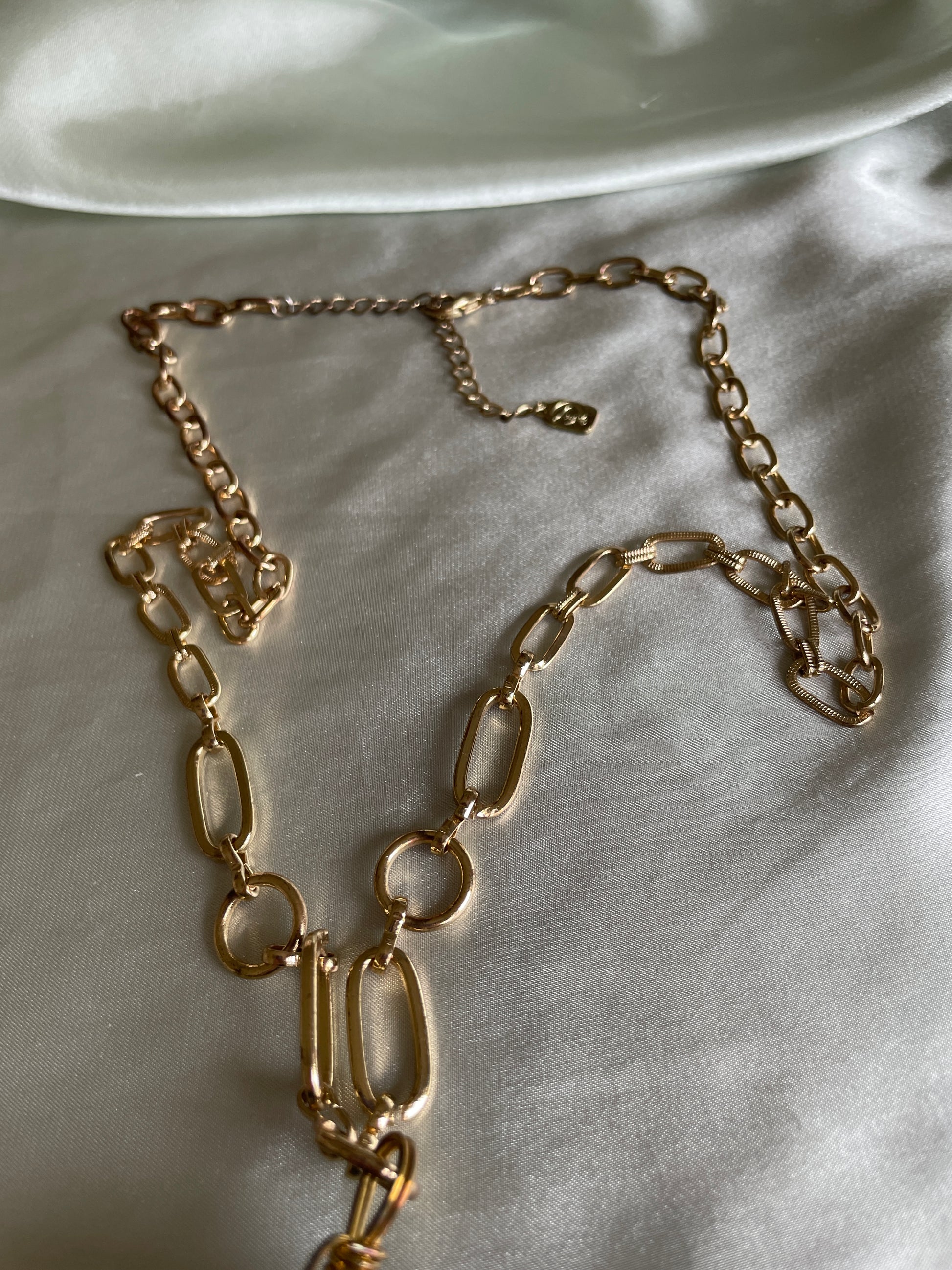  2000s Handmade Artisan Art to Wear Glass Pendant Necklace