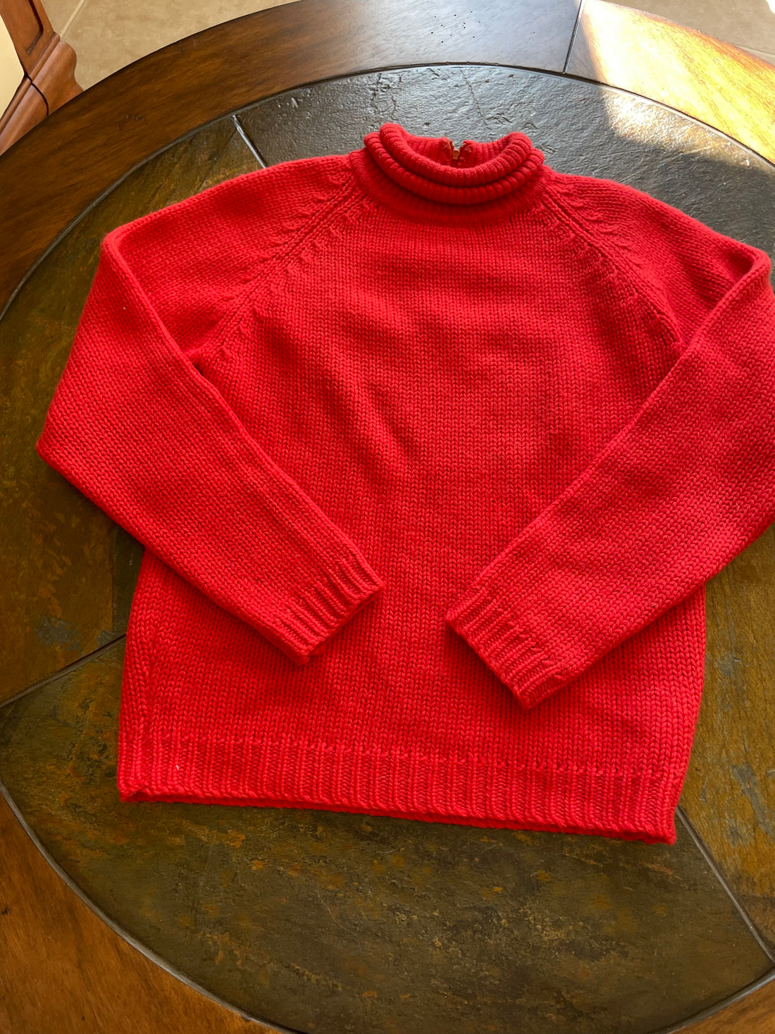 Vintage 70s 100% Wool Pullover Knit Sweater M