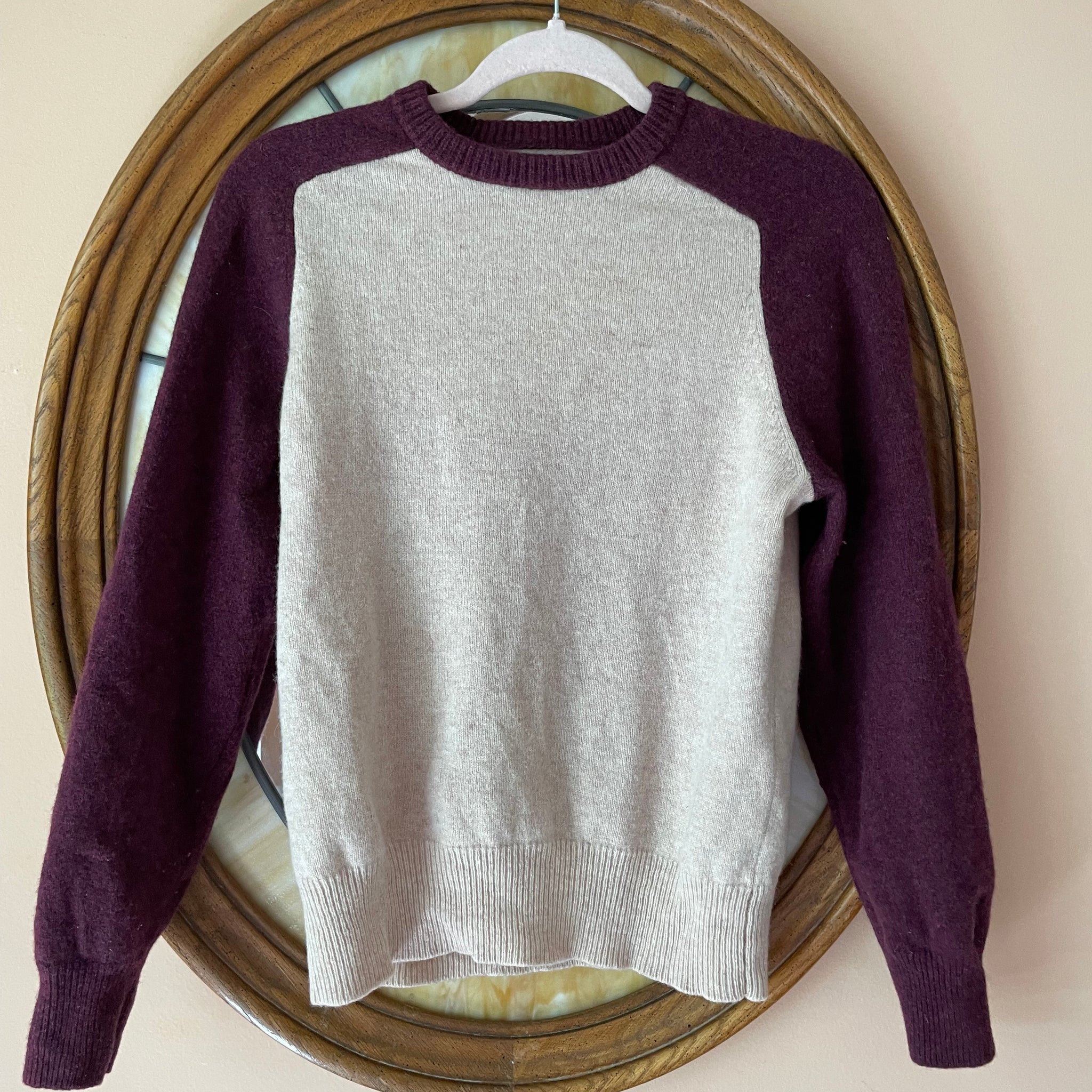 90s 100% Lambswool Winter-wear Classic Knit Sweater S