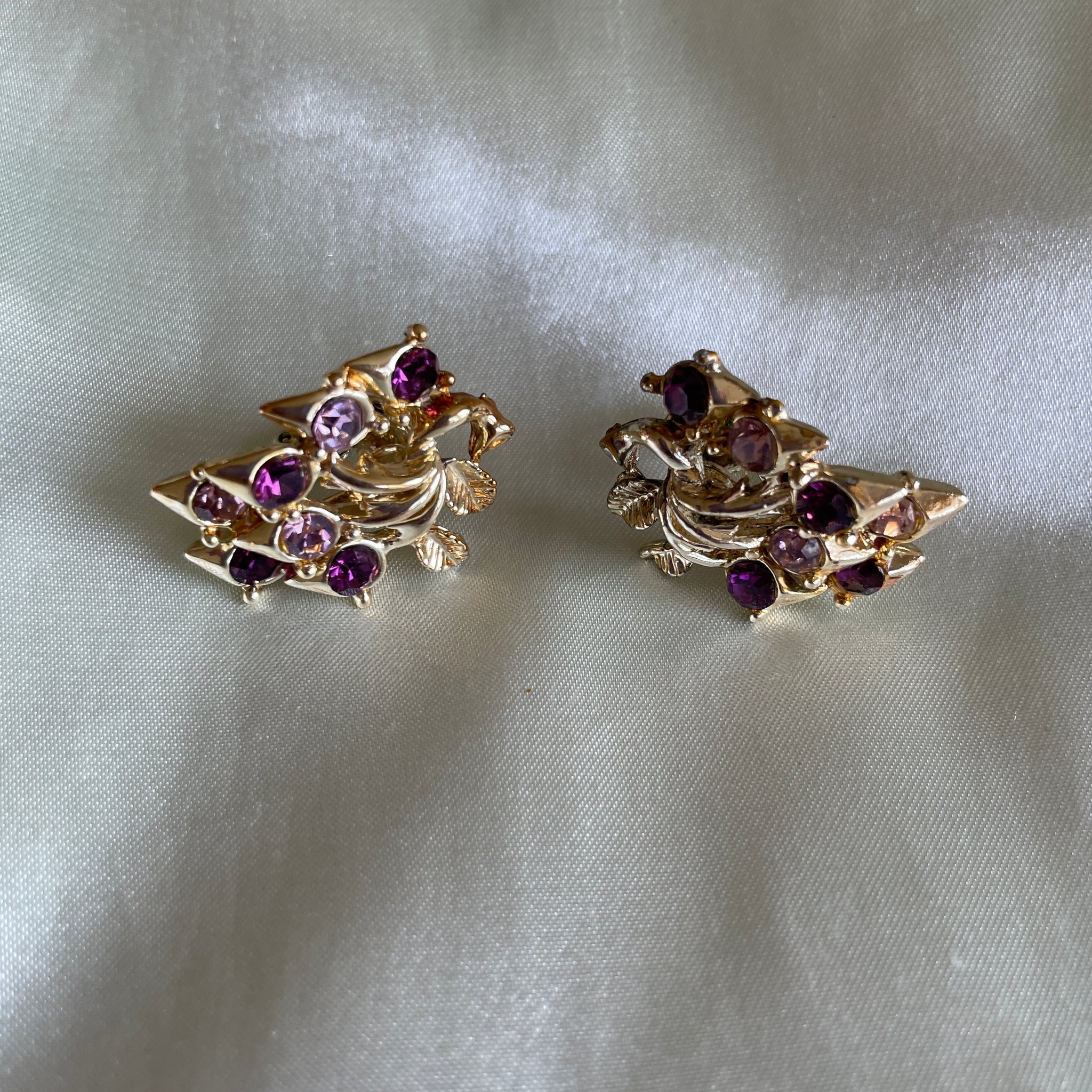1950s Coro clip earrings 