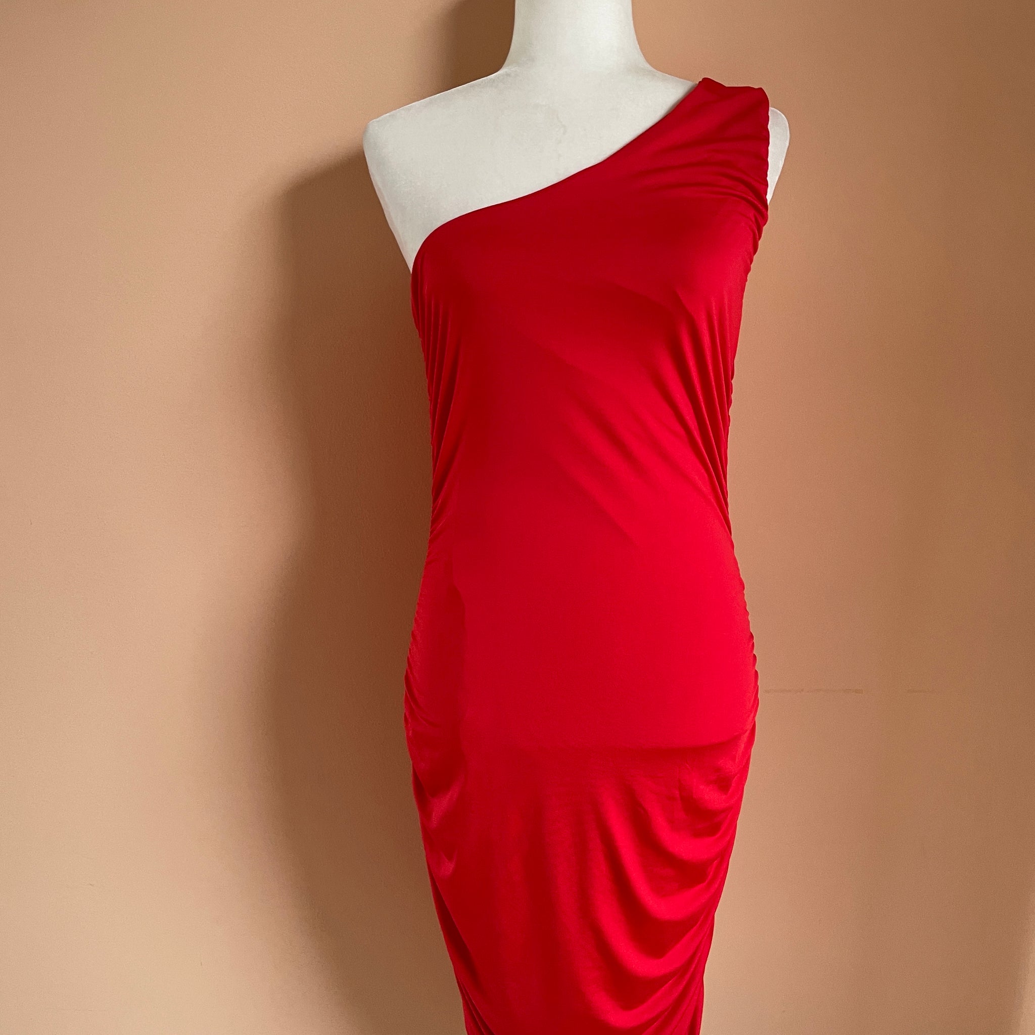 Strapless Red Dress