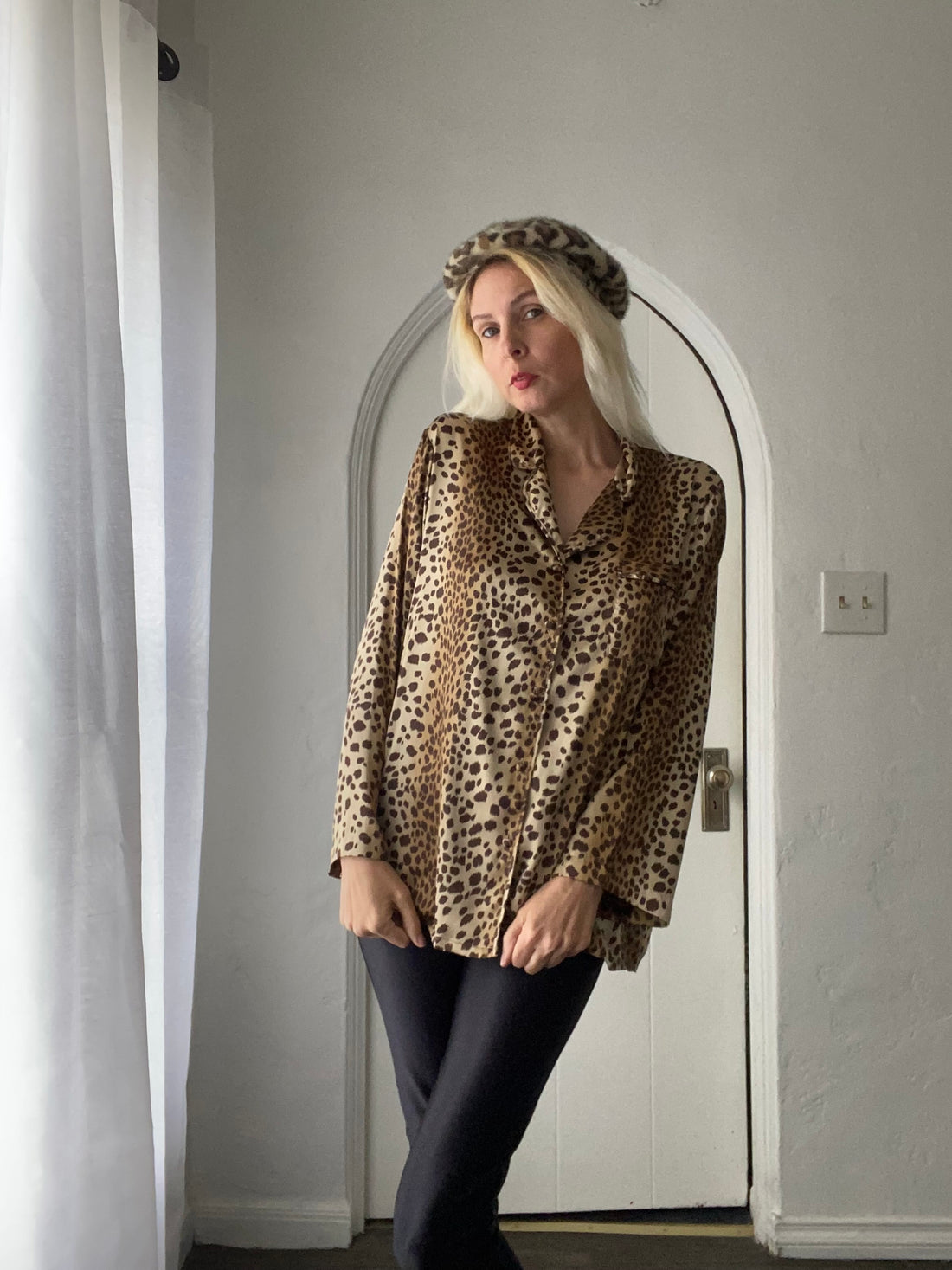 Victoria’s Secret Animal print pajama top