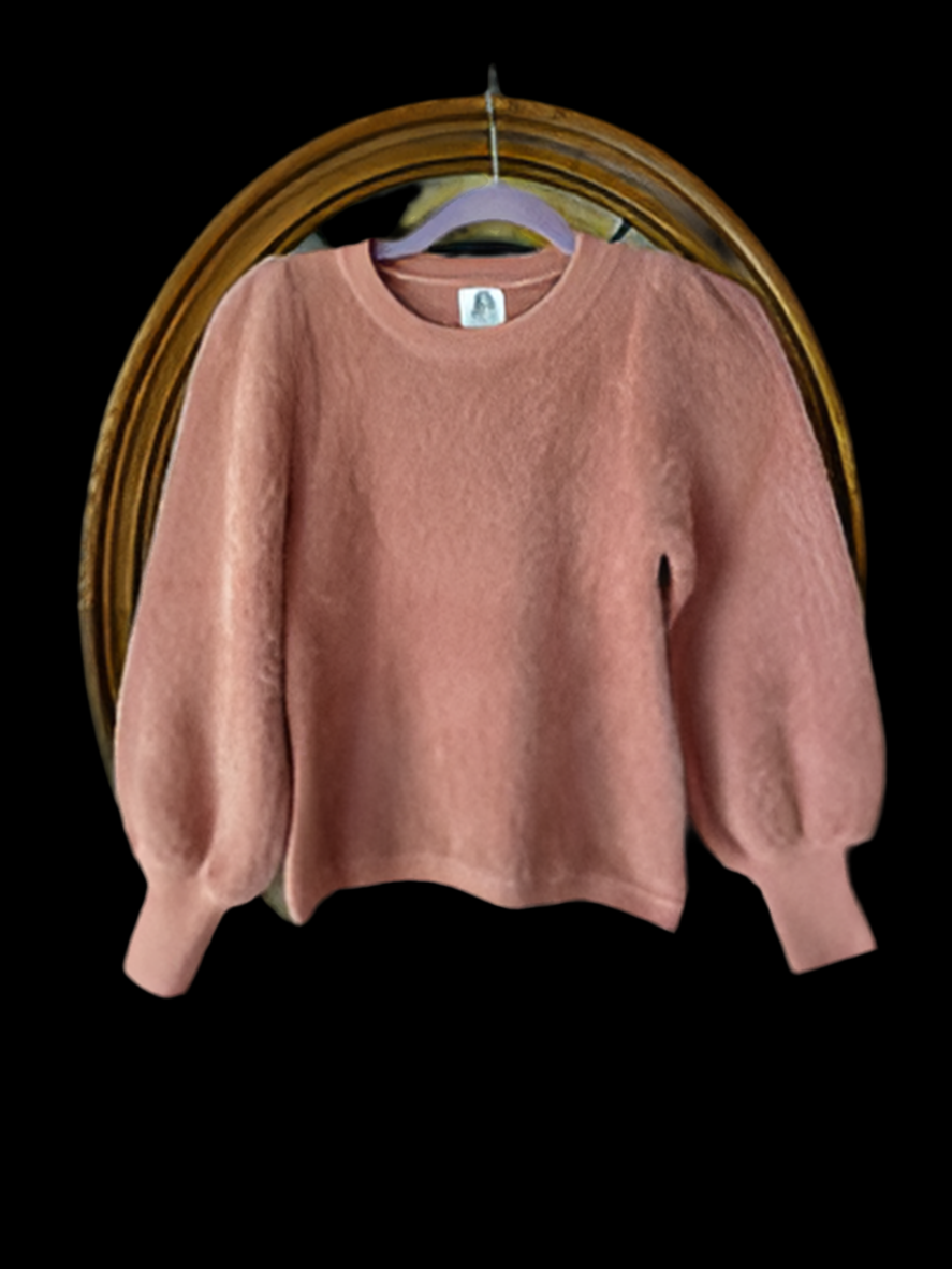 90s Plush Knit Winter Comfort Pullover Sweater S