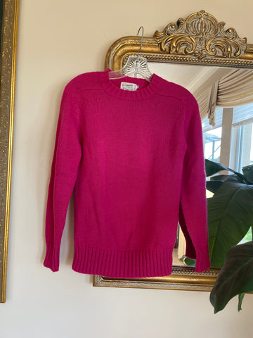 Vintage 70s Acrylic Pullover Knit Sweater Top. Sm