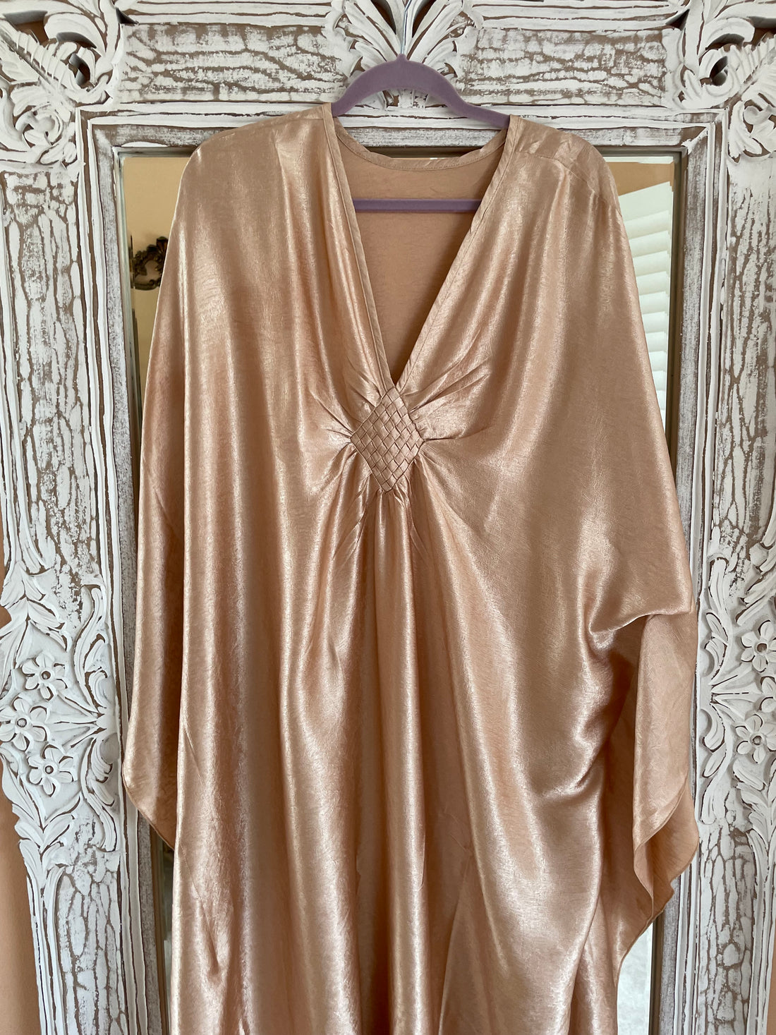 Boho Resort Caftan Dress. Evening Party Lounge Beach Elegant Kaftan. One size.