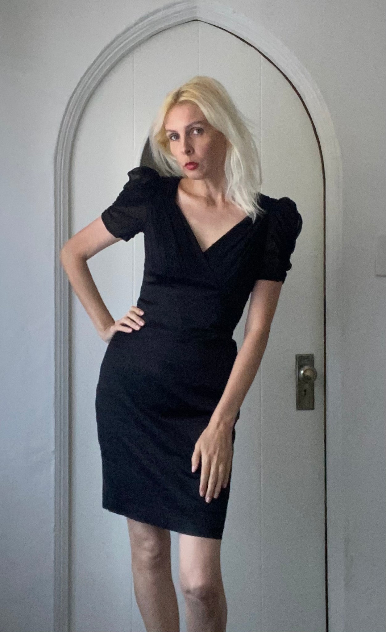 2000s Maggy London Bodycon Little Black Dress S – BlondesInHeaven