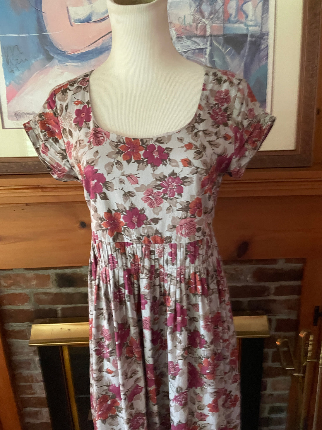 floral votton dress