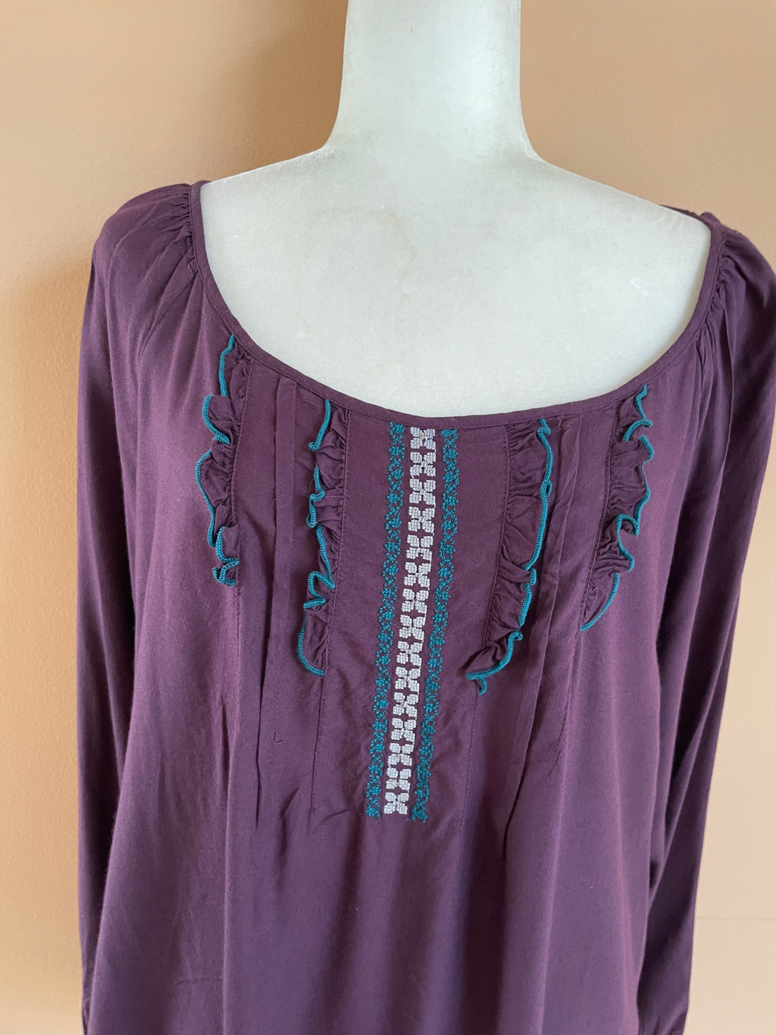 Gloria Vanderbilt Boho top