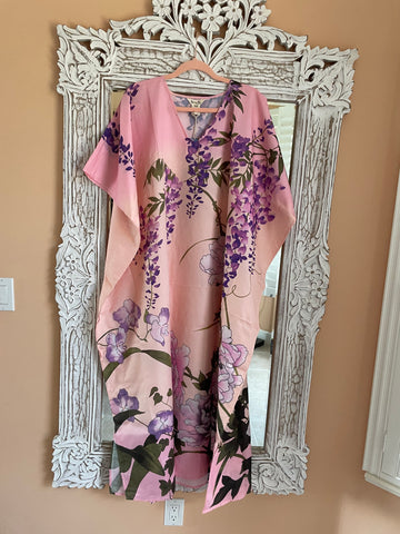 Gorgeous Women’s Kaftan Dress Floral Boho Gown Beach Cover Up