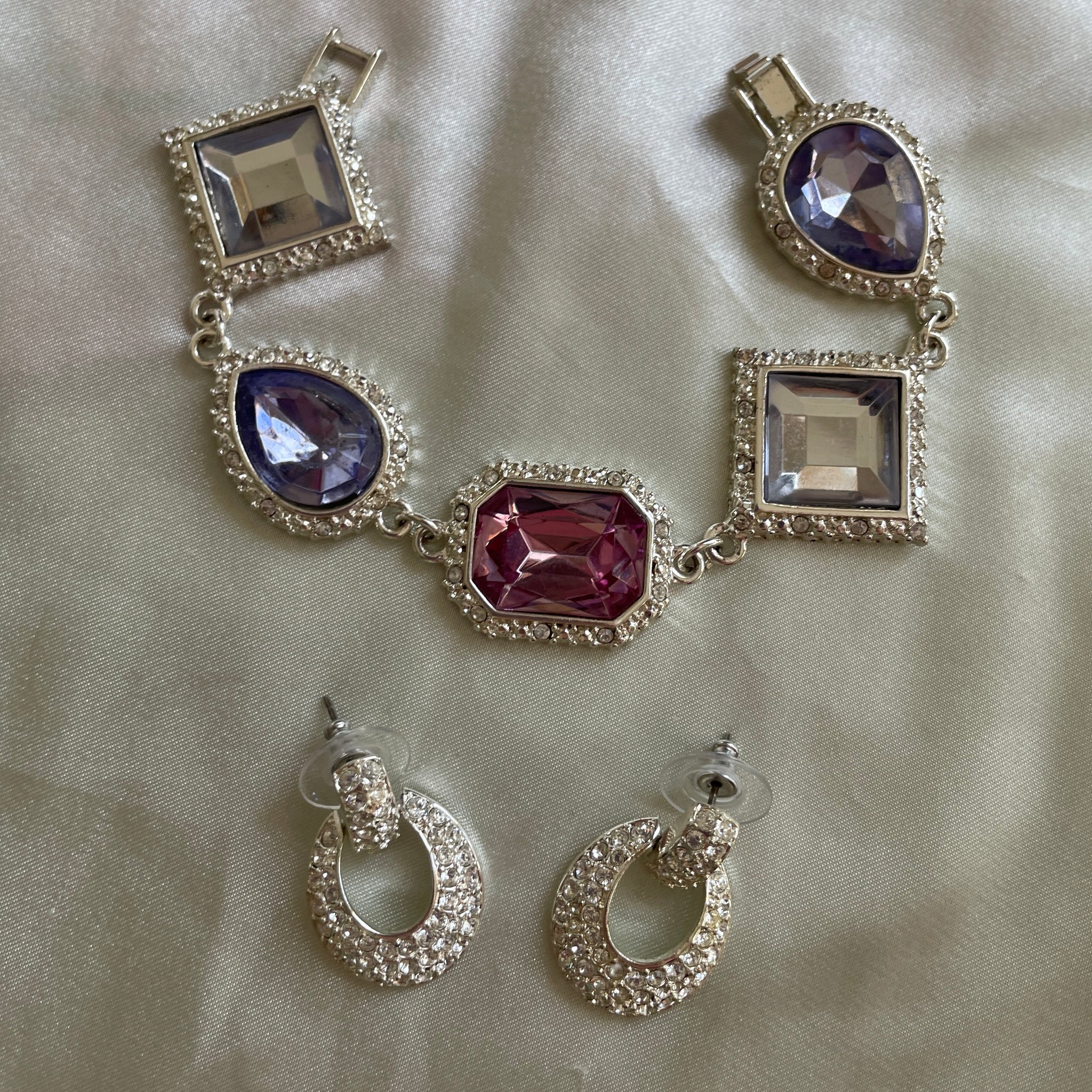 2000s Bracelet Earrings Costume Jewelry