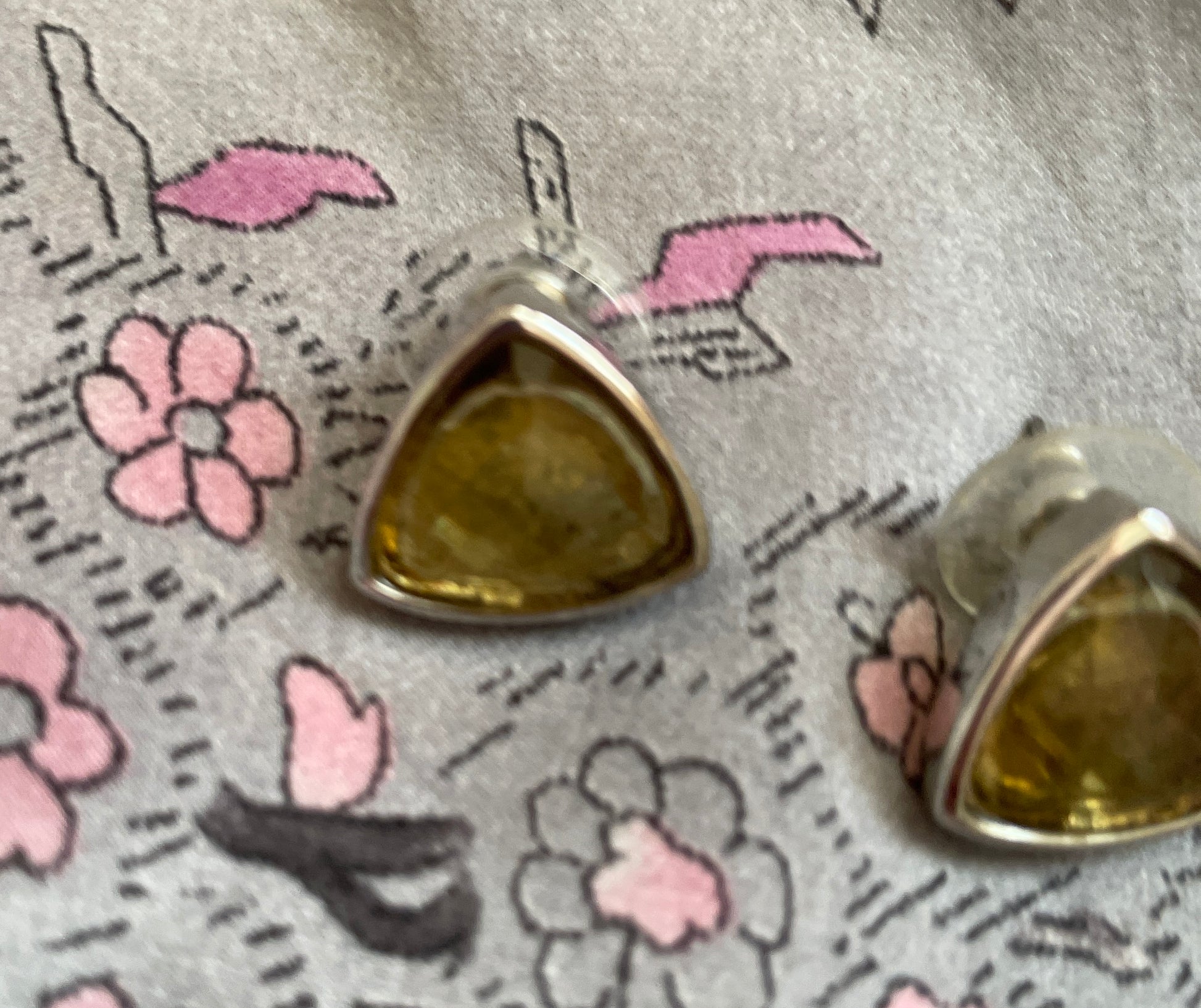  80s Anne Klein Silver Tone Pierced Earrings
