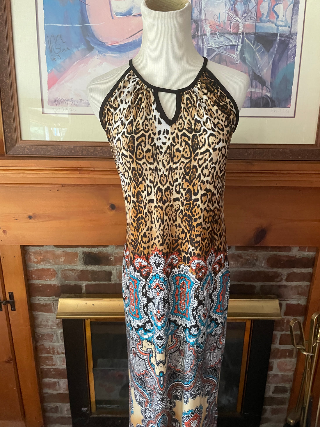 2000s boho maxi dress