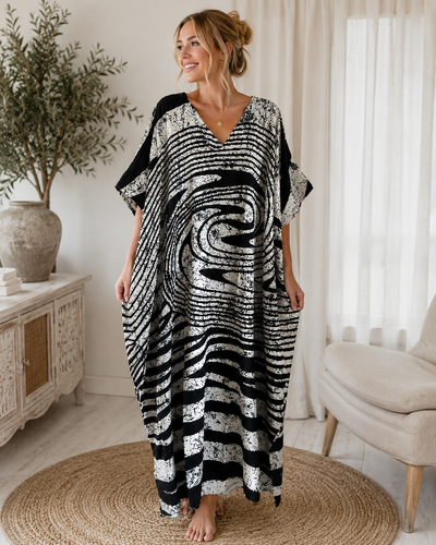 Magic of Kaftans Beach Coverup Dress Plus size Easy to wear. New