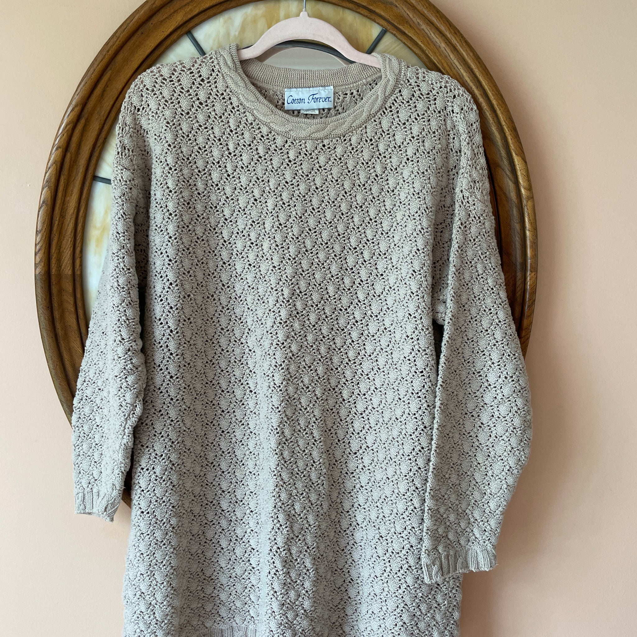 90s cotton knit sweater 