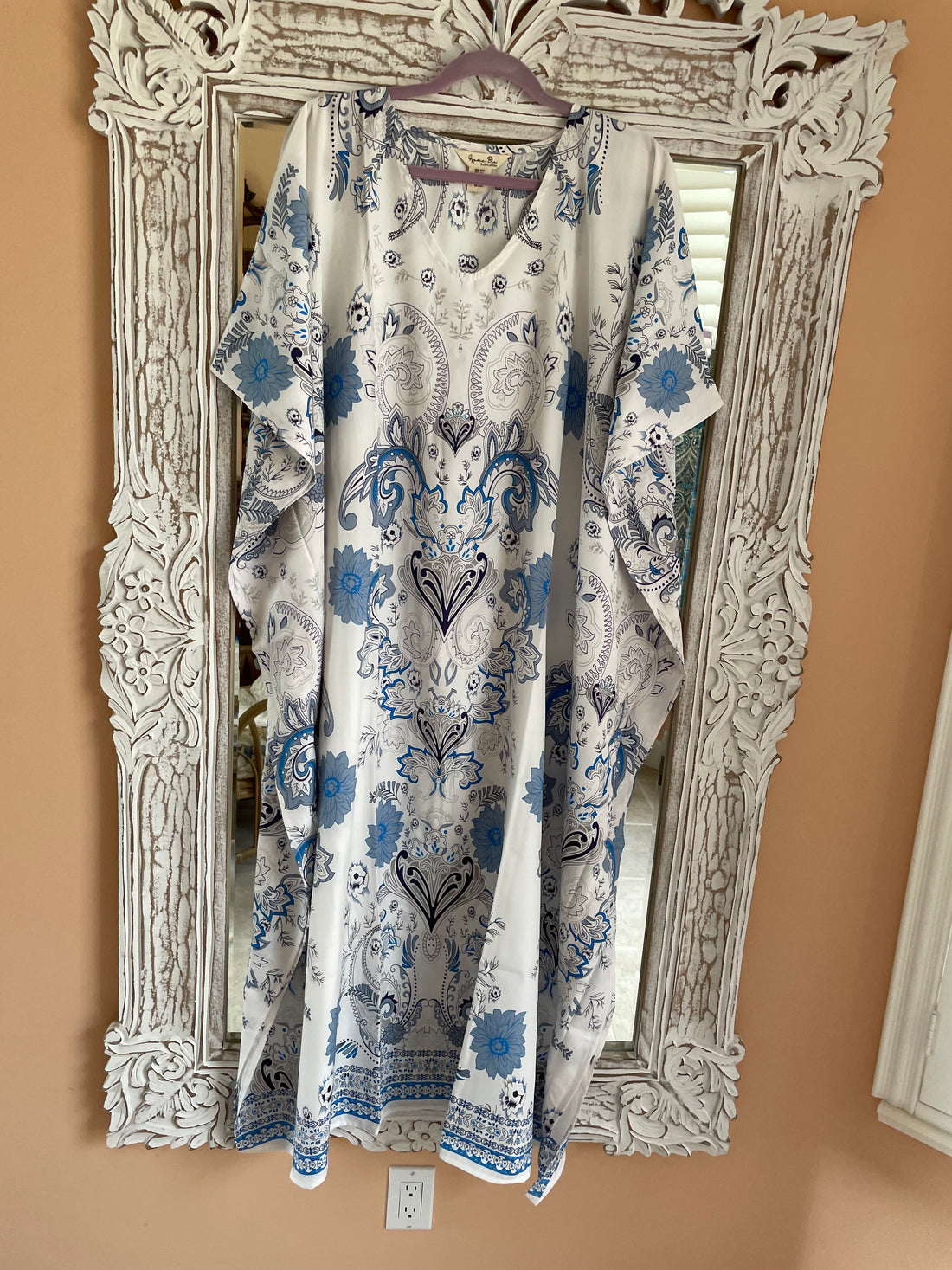 Women’s Kaftan Maxi Dress Kimono Plus Size Boho Gown Caftan.