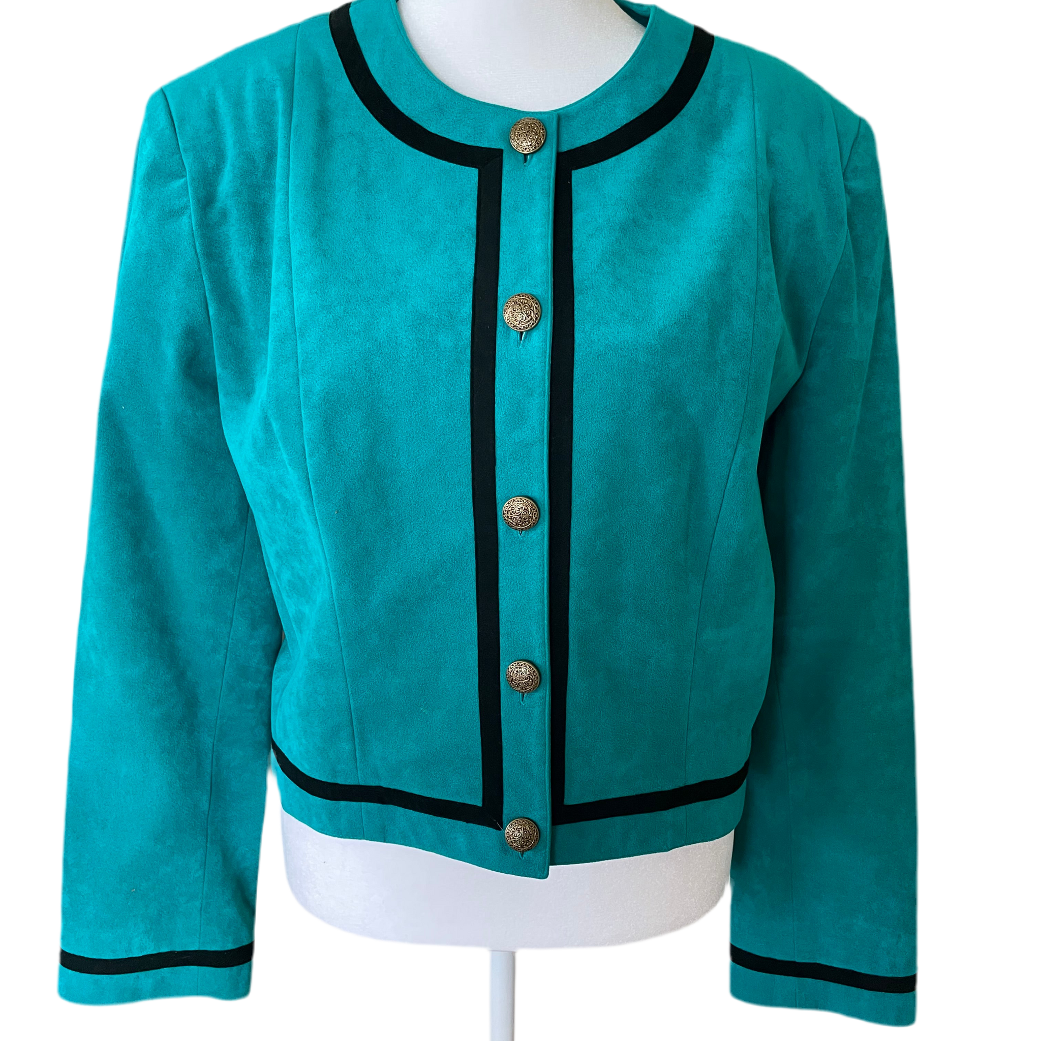 Authentic 80s Vintage Ultra Suede Cropped Jacket M