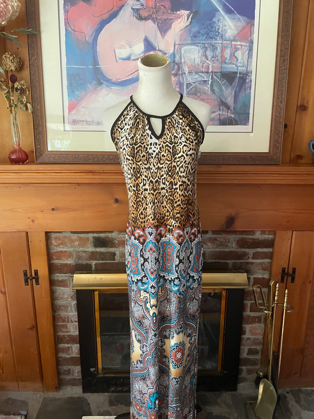 2000s boho maxi dress