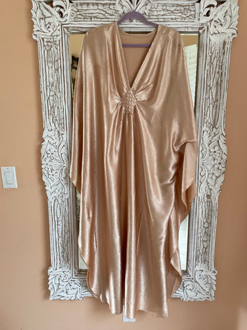 Boho Resort Caftan Dress. Evening Party Lounge Beach Elegant Kaftan. One size.