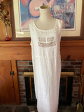 2000s boho linen dress