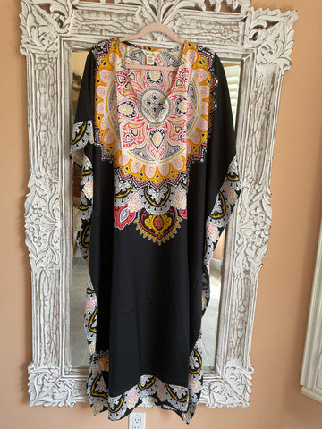 Women’s Summer Beach Wear Lounge Kimono Maxi Caftan.           Plus Size