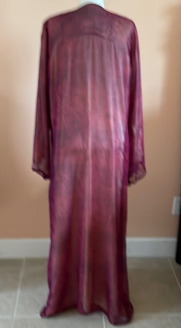  Divine Handmade Vintage Beaded Evening Dress or Hostess Caftan