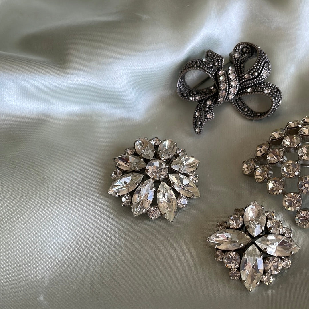 vintage rhinestone pins