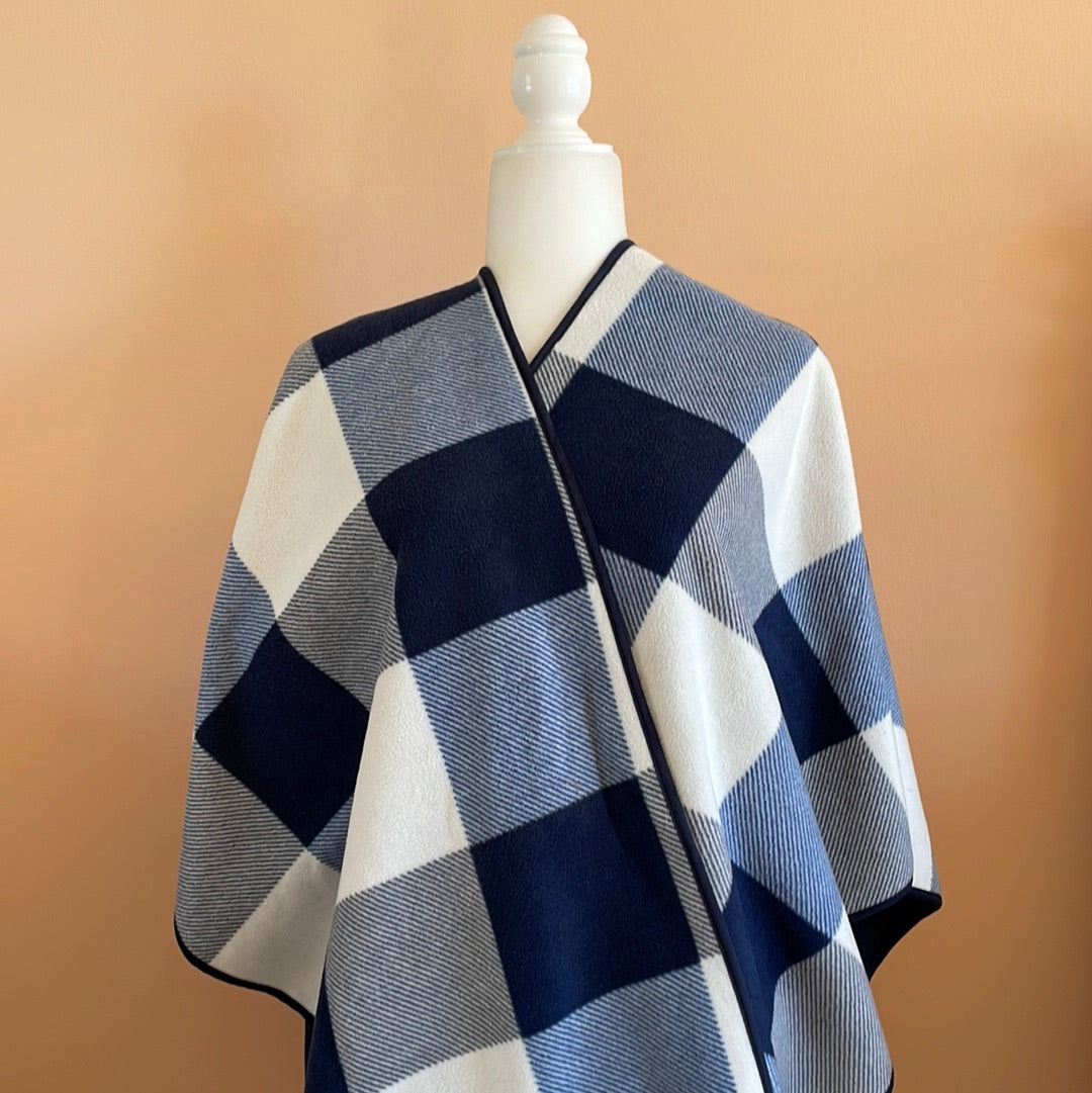 Coziest soft oversize cape wrap