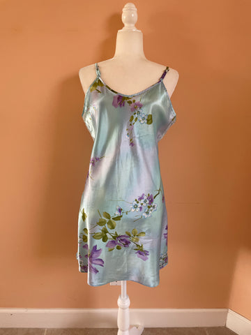 1990's Blue floral lingerie