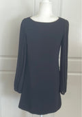 black house sheer sleeve mini dress size 2 X/S